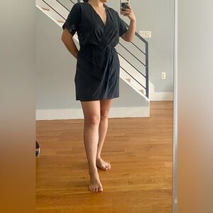 &Other Stories mini black dress